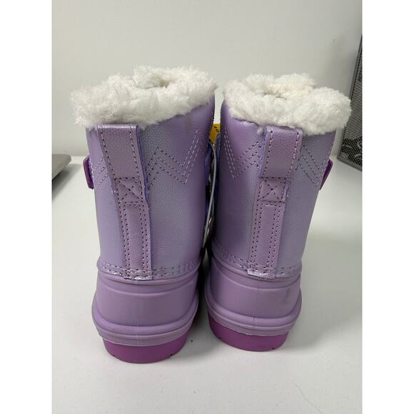 Cat & Jack Toddler Girl Snow Boots Size 5T Purple - Picture 4 of 4